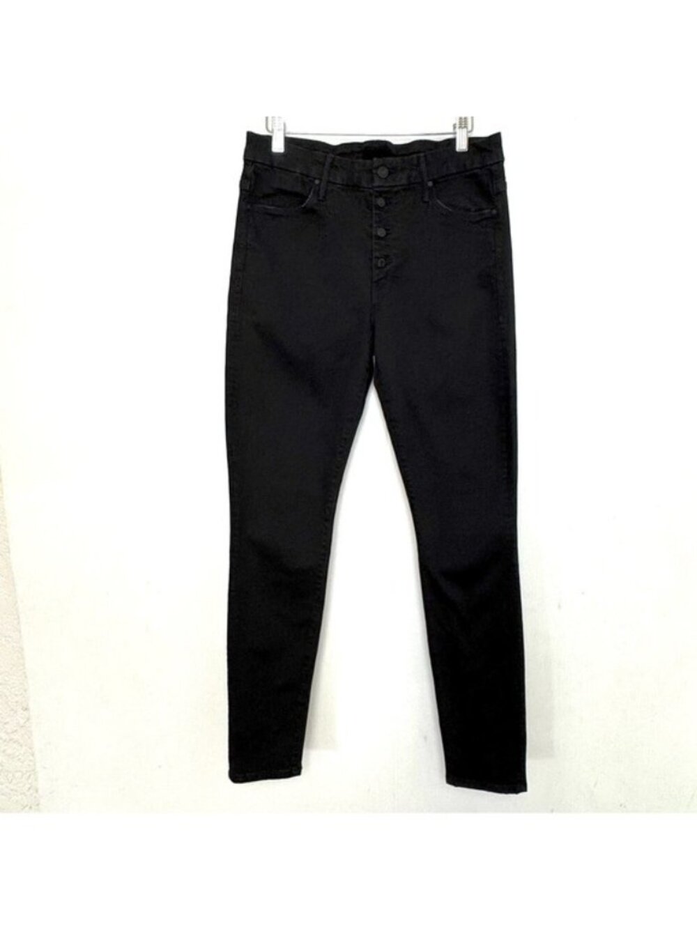 Mother Jeans The Pixie Ankle Fray in Not Guilty Black 31 - Picture 2 of 13